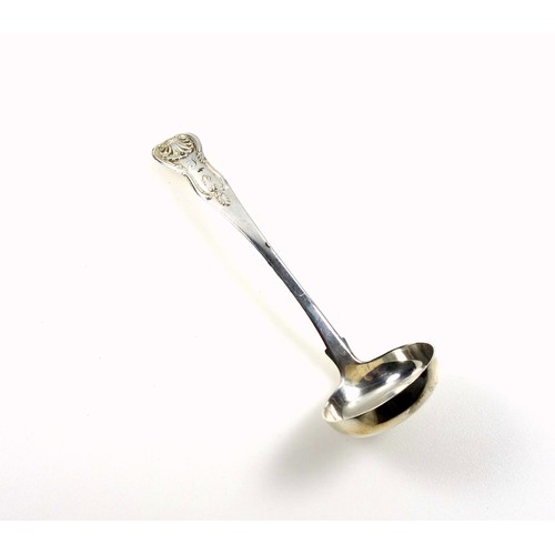 57 - William IV Scottish silver Queen's Pattern toddy ladle, by J M, Edinburgh, 1831, 31grs