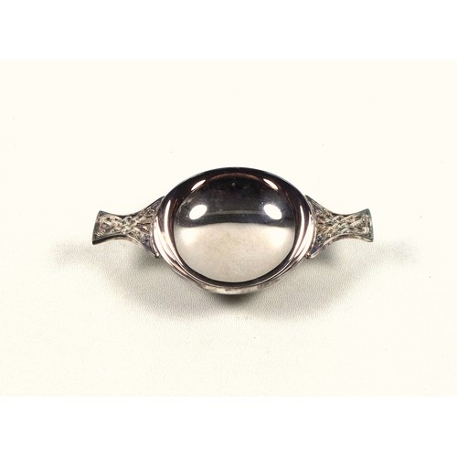 80 - Scottish silver Quaich with 