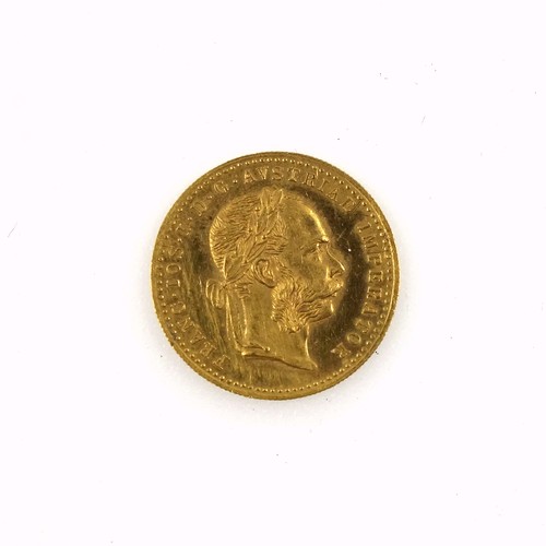 189 - Austrian Empire - Franz Joseph 1 (1848-1916) gold one-ducat, dated 1915, 3.4grs