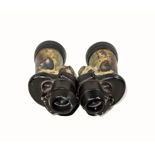 192 - Pair of German Second World War Kriegsmarine U-Boat Binoculars, believed to be Zeiss, with protectiv... 