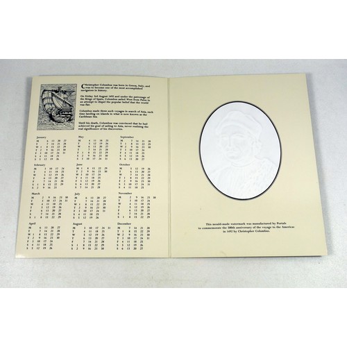 185 - Quantity of De La Rue Portals mould made watermarks comprising Royal calendars for 1977, 1991, 2001;... 