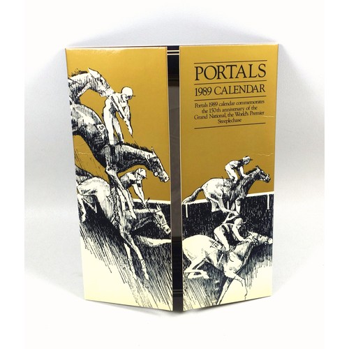 185 - Quantity of De La Rue Portals mould made watermarks comprising Royal calendars for 1977, 1991, 2001;... 