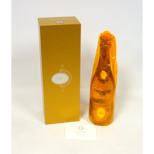 19 - Louis Roederer Cristal Brut Champagne, 2006, 75cl, in cellophane wrap and presentation case with boo... 