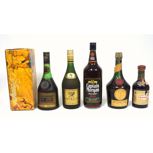 7 - Sempe Viel Armagnac VSOP, 70 proof, 24 Fl. oz., 1 bottle; Dom Benedictine Liqueur, 43 proof, 1 bottl... 