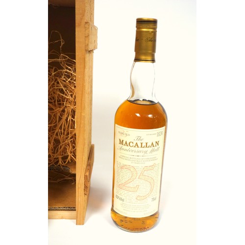 27 - 1965 Macallan 25 Year Old Anniversary Speyside Single Malt Scotch Whisky, Distilled in 1965 and bott... 