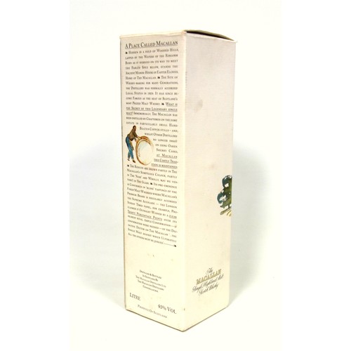 28 - Bottle of Macallan 12 Year Old Speyside Single Malt Scotch Whisky, c.1990s, 1L, 43% ABV, in original... 