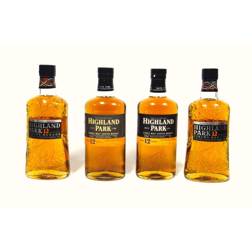 35 - 2 bottles of Highland Park 12 Year Old Viking Honour Single Malt Scotch Whisky, 700ml, 40% A.B.V., e... 