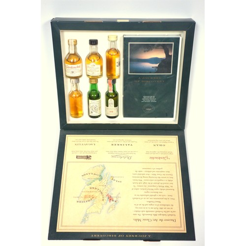 54 - Miniatures - Classic Malts of Scotland Finest Collection gift box with tasting VHS,, containing Tali... 