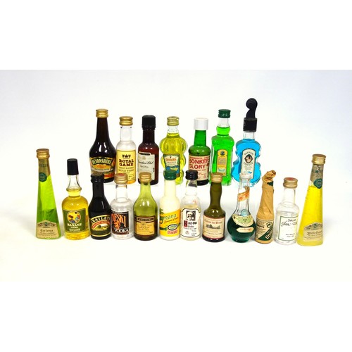 60 - Miniatures - A wide variety to include Benriach Highland Malt Scotch Whisky 10 Y.O., Arran Single Is... 