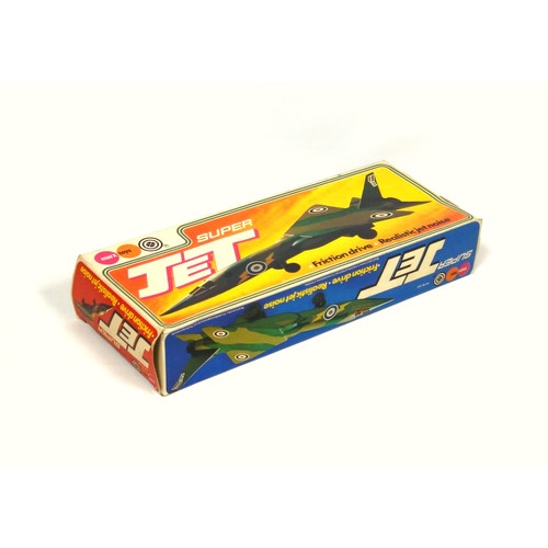 1 - Marx Superjet friction drive plastic model, No.545, in khaki camouflage livery, W.37.5cm, boxed