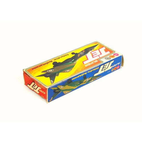 1 - Marx Superjet friction drive plastic model, No.545, in khaki camouflage livery, W.37.5cm, boxed