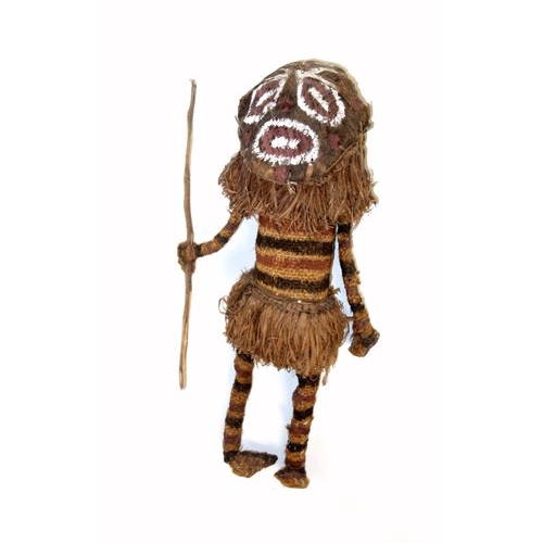 113 - African tribal spirit doll, H.38cm