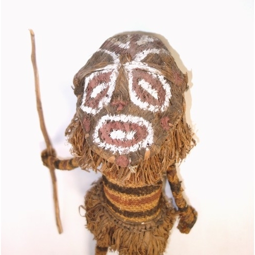 113 - African tribal spirit doll, H.38cm