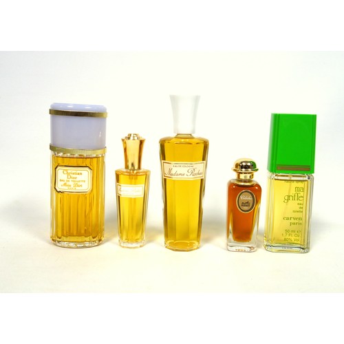 495 - Bottle of Hermès Calèche perfume, 1 fl. oz.; Christian Dior Miss Dior Eau de Toilette, 4 oz.; Madame... 