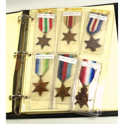 502 - George V group of 3 First World War medals, comprising he 1914-15 star, War and Victory medals award... 