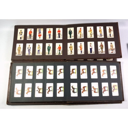 521 - 6 albums containing mainly 1930s Player's Cigarette cards, including 2 sets of cricketers (100), set... 