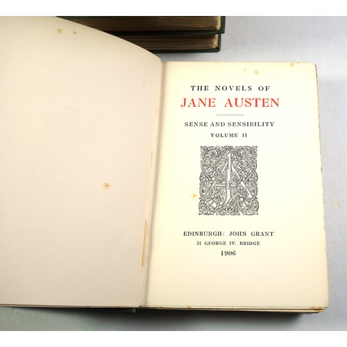 541 - Austen (Jane). The Novels of Jane Austin, Winchester Edition, 10 vols., pub. John Grant, Edinburgh, ... 