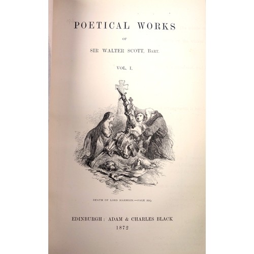 550 - Scott (Sir Walter). Waverley Novels, Centenary Edition, 25 vols., pub. Adam & Charles Black, Edinbur... 