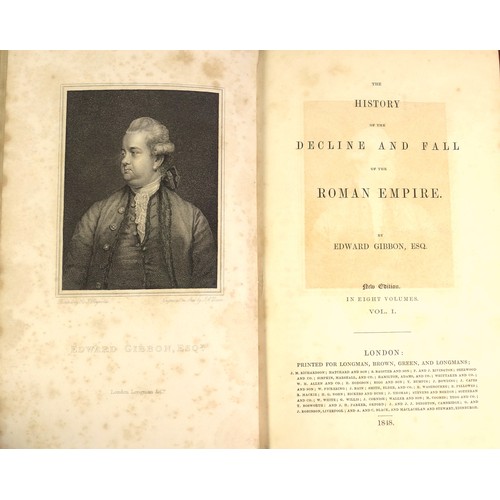 552 - Gibbon (Edward). The History Of The Decline And Fall Of The Roman Empire, New Edn. in 8 vols., print... 