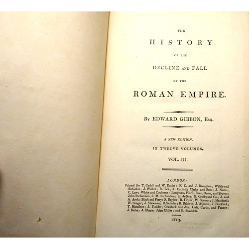 552 - Gibbon (Edward). The History Of The Decline And Fall Of The Roman Empire, New Edn. in 8 vols., print... 