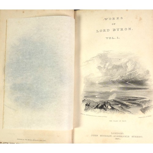 553 - Byron (Lord George). The Poetical Works Of, in 10 vols., pub. John Murray, Albemarle Street, London,... 