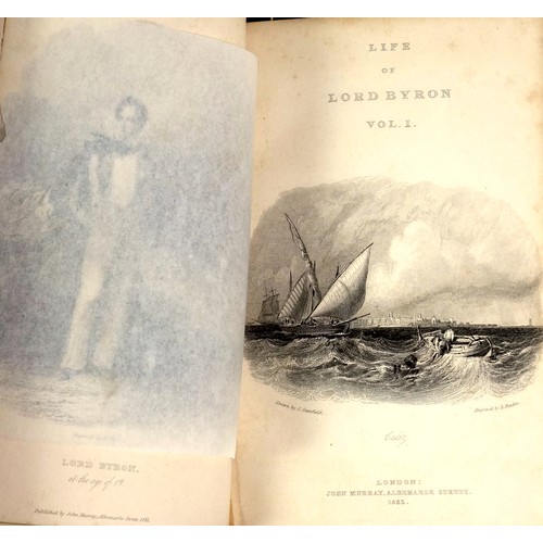 553 - Byron (Lord George). The Poetical Works Of, in 10 vols., pub. John Murray, Albemarle Street, London,... 