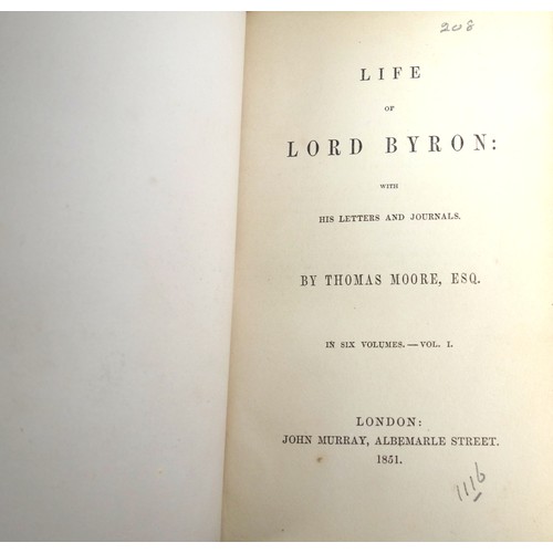 553 - Byron (Lord George). The Poetical Works Of, in 10 vols., pub. John Murray, Albemarle Street, London,... 