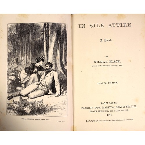 554 - [Bindings]. Black (William). Novels, 12 vols., mixed edns., pub. Macmillan & Co., London, 1873-1886,... 