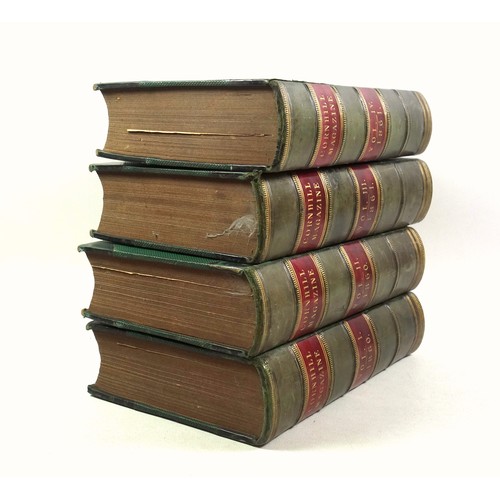 555 - [Bindings]. The Cornhill Magazine, 4 vols., pub. Smith, Elder and Co., London, 1860 and 1861, 8vo, h... 