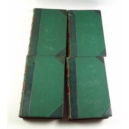 555 - [Bindings]. The Cornhill Magazine, 4 vols., pub. Smith, Elder and Co., London, 1860 and 1861, 8vo, h... 