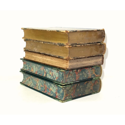 555 - [Bindings]. The Cornhill Magazine, 4 vols., pub. Smith, Elder and Co., London, 1860 and 1861, 8vo, h... 