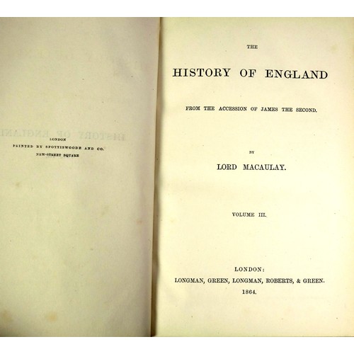 556 - [Bindings]. Mahon (Lord). History of England from the Peace of Utrecht to the Peace of Versailles, i... 