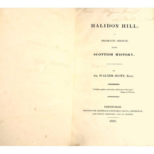 558 - [Bindings]. Scott (Sir Walter). Poems, mixed edns., 7 vols, printed by James Ballantyne and Co., Edi... 