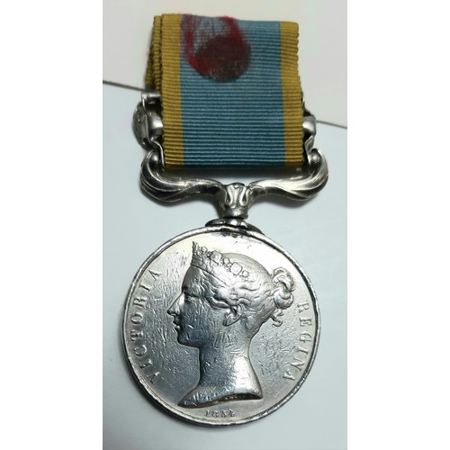 498 - Victoria Crimea medal 1854 with clasp 