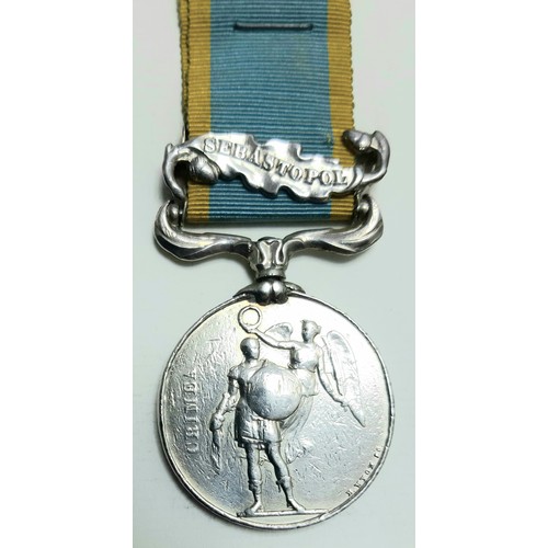 498 - Victoria Crimea medal 1854 with clasp 