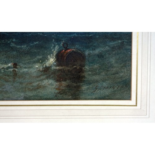 42 - George Stainton (British, active 1860-1890), Shipping scene,  watercolour, signed lower right, galle... 