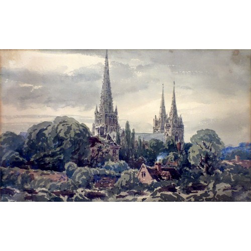 65 - Revd. John Louis Petit (British, 1801-1868), 'St Mary's Church, Buckland, Oxon', 'Tackley', and 'Lic... 