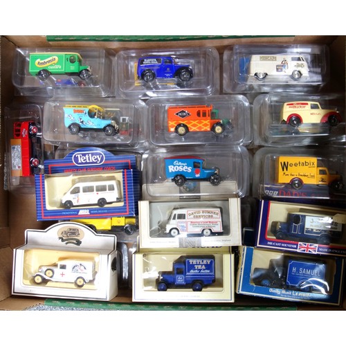 327 - 40 Lledo Days Gone vans, each in a capsule; 12 promotional vans, 2 Unigate box sets, 14 Shell Sports... 