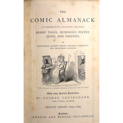 358 - Cruikshank (George). The Comic Almanack, First Series, 1835-1843, pub. Chatto and Windus, Piccadilly... 