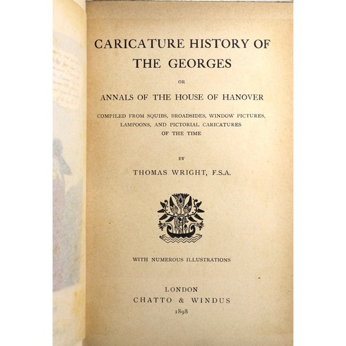 358 - Cruikshank (George). The Comic Almanack, First Series, 1835-1843, pub. Chatto and Windus, Piccadilly... 