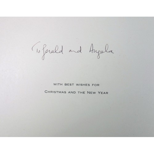 395 - H.M. Queen Elizabeth II ('Lilibet' signed) and H.R.H. The Duke of Edinburgh, Christmas card dated 19... 