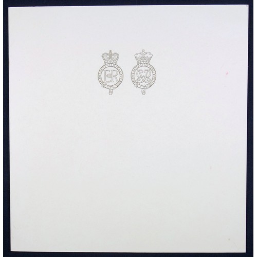 396 - H.M. Queen Elizabeth II ('Lilibet' signed) and H.R.H. The Duke of Edinburgh, Christmas card dated 19... 