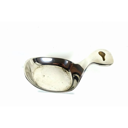 447 - Contemporary silver caddy spoon 