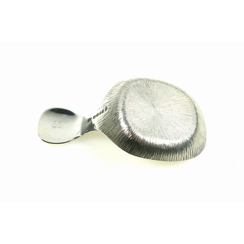 447 - Contemporary silver caddy spoon 