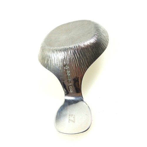 447 - Contemporary silver caddy spoon 