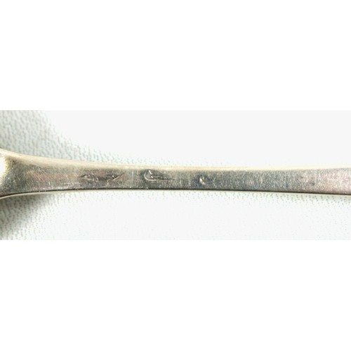 505 - Pair of George III Scottish silver berry spoons, each with an embossed gilt bowl and handles with ch... 