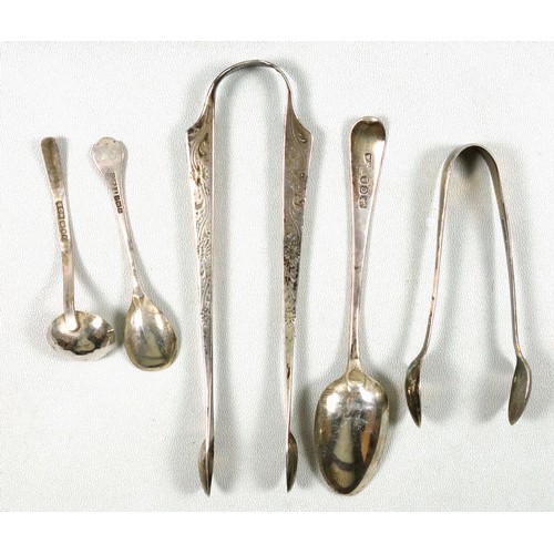 517 - Set of 6 George V silver bean top coffee spoons, by Cooper Brothers & Sons, Sheffield, 1923, cased; ... 