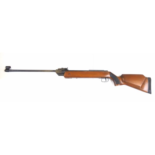 721 - German Original Super Model 3 .22 air rifle with a 49cm barrel and stained beech stock, No.144,153