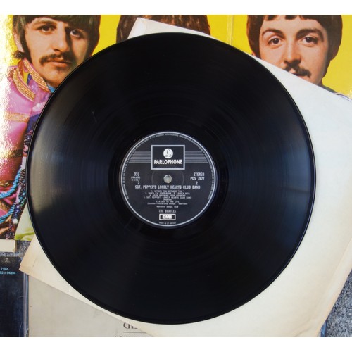 728 - The Beatles White Album, double LP, Apple label, PCS 7067-8, matrix YEX 709-1, 710-3, 711-1, 712-2, ... 