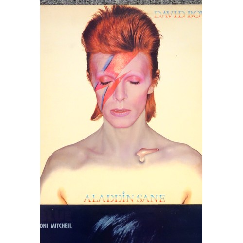 729 - David Bowie Aladdin Sane, LSP 4852, Matrix CPRS 4543, gatefold with lyric inner sleeve; Hunky Dory, ... 